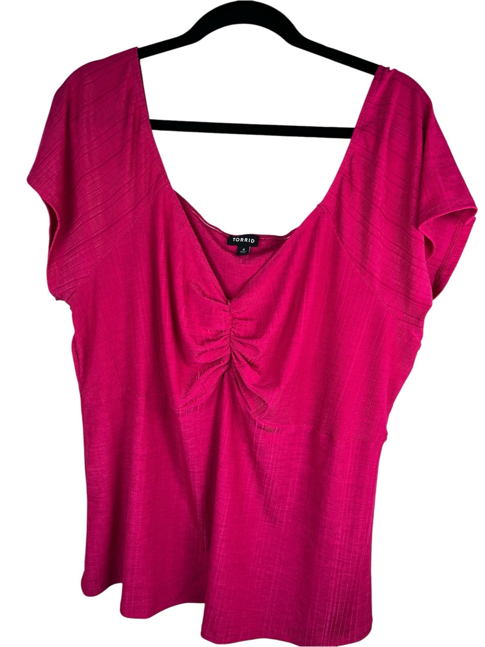 torrid size 4 pink top classic vintage look business casual minimalist  office